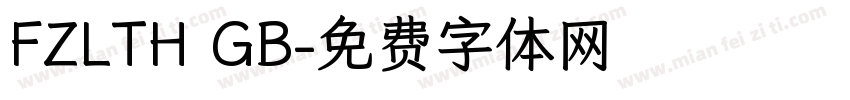 FZLTH GB字体转换